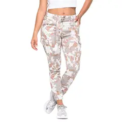 TRUCCOS JEANS - Jogger Cargo Mujer Elasticado Camuflado Colombiano B4632