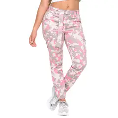 TRUCCOS JEANS - Jogger Cargo Mujer Elasticado Camuflado Colombiano B4632
