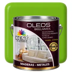 KENT - OLEO BRILLANTE PREMIUM - MULTISUPERFICIES - GALON VERDE LIMA