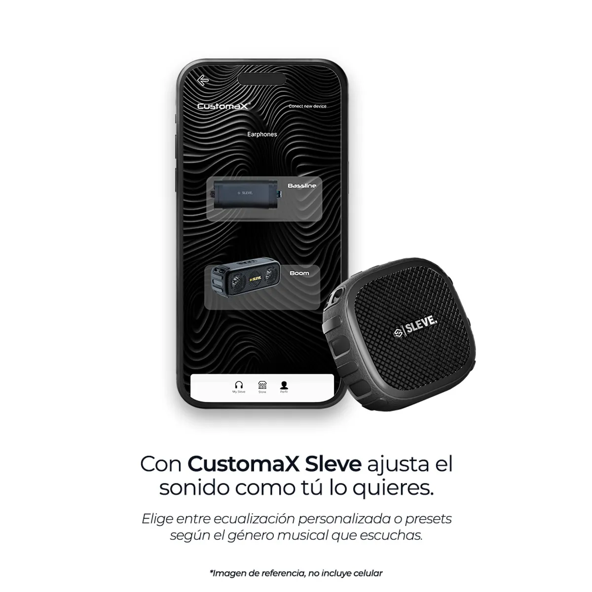 SLEVE - Parlante Bluetooth Sleve Boom Go