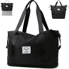 GENERICO - Bolso Cartera Mujer Hombro Plegable Tote Bag Daily Casual Impermeable Deportivo Viaje Expansible