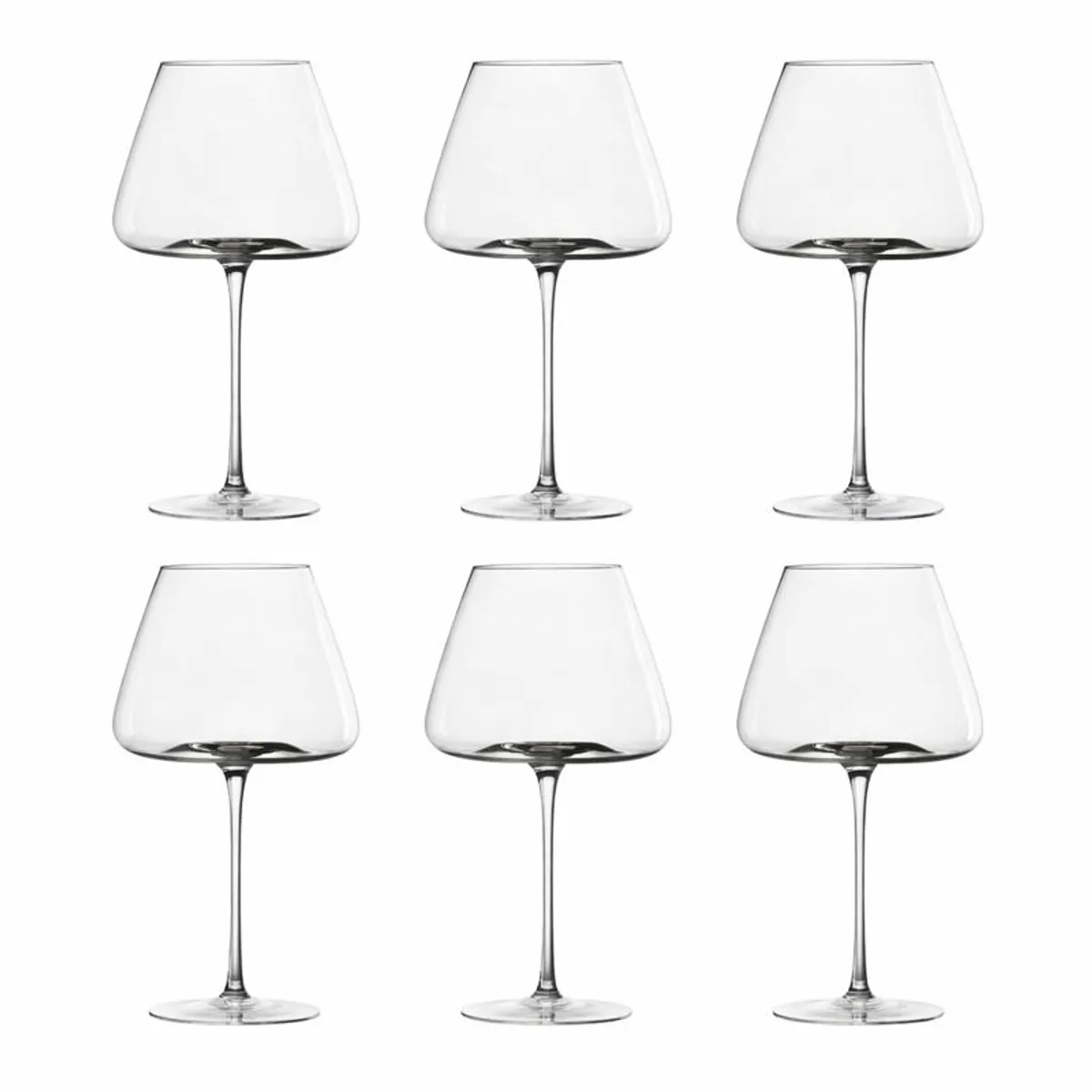 GENERICO - Copas Vino Balon Vidrio 700 Ml Set 6 Elegantes Transparentes