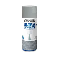 RUST OLEUM - Pintura en Spray Ultra Cover 2X Multiuso Gris Invierno Brillante 340 g