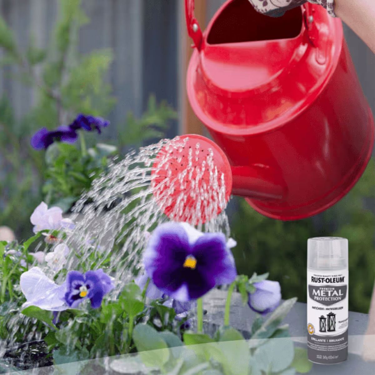 RUST OLEUM - Pintura en Spray Metal Protection Anticorrosivo Transparente Brillante 340 g