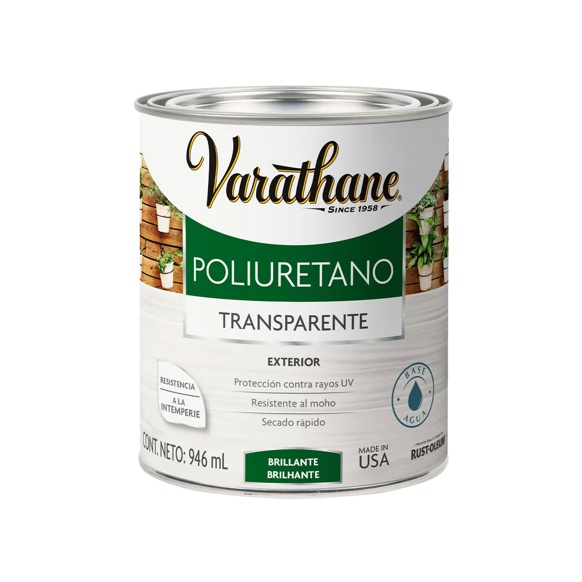 VARATHANE - Poliuretano Exterior Brillante 946 ml