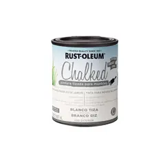 RUST OLEUM - Pintura Tizada Brochable Blanco Tiza Ultra Mate 887 ml