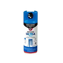 RUST OLEUM - Pintura en Spray Ultra 5 en 1 Multisuperficie Anticorrosiva Azul Vela Brillante 340 g