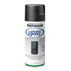 RUST OLEUM - Pintura en Spray Epóxica Acero Inoxidable Negro 340 g