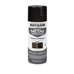RUST OLEUM - Pintura en Spray Metal Protection Negro Martillado 340 g