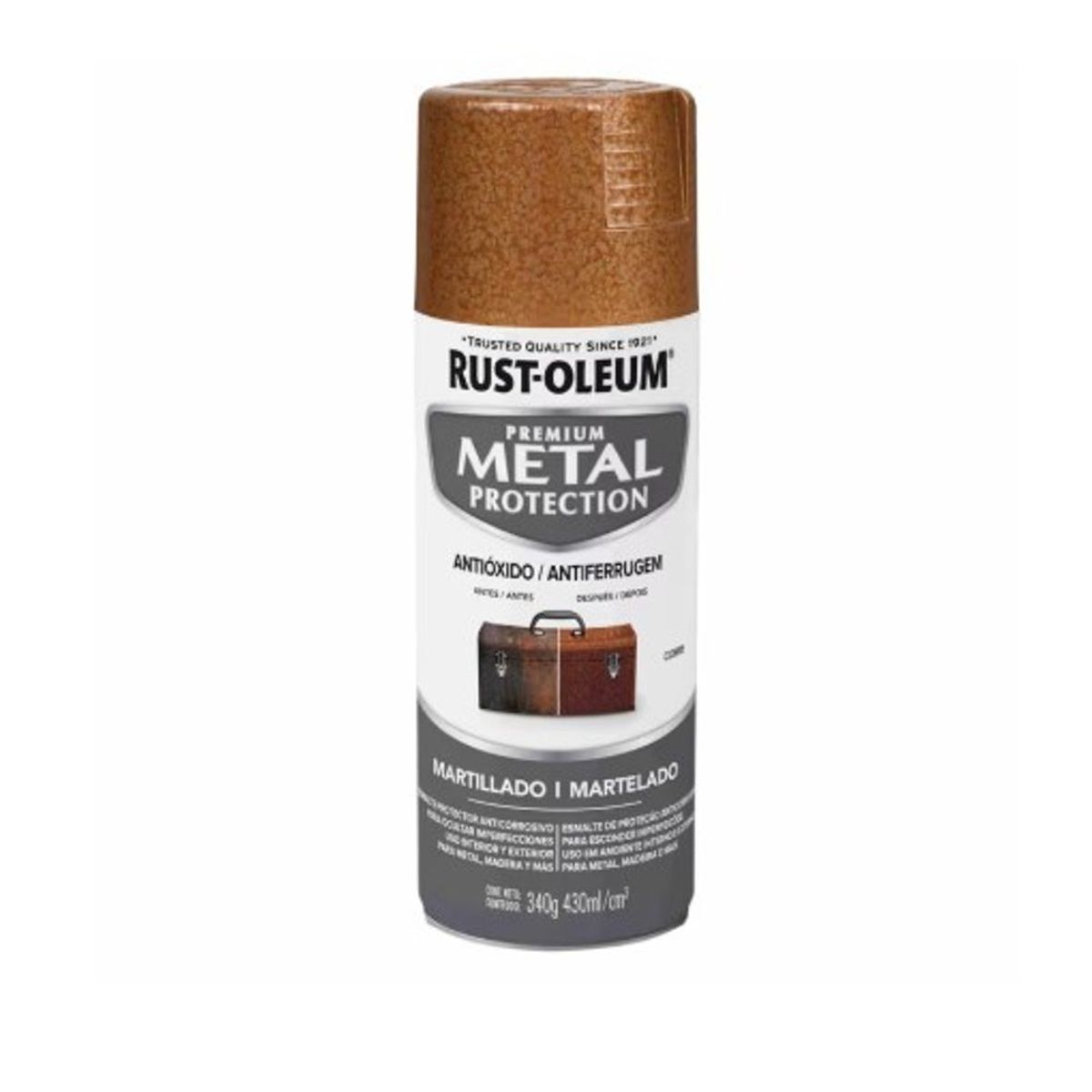 RUST OLEUM - Pintura en Spray Metal Protection Cobre Martillado  340 g