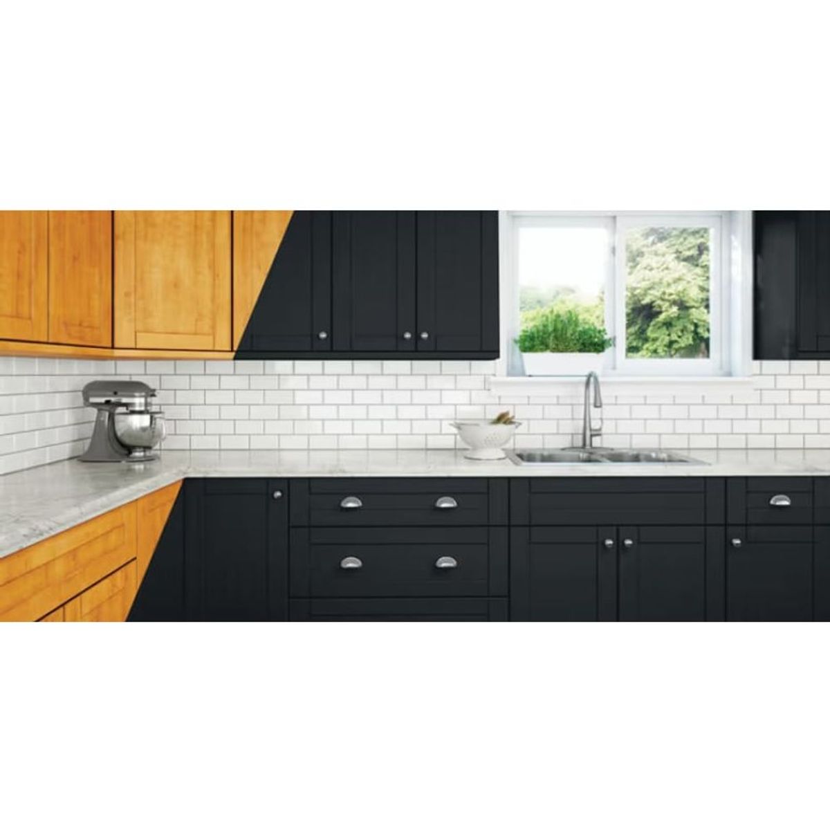 RUST OLEUM - Pintura para Muebles Negro Semi Brillante 946 mL