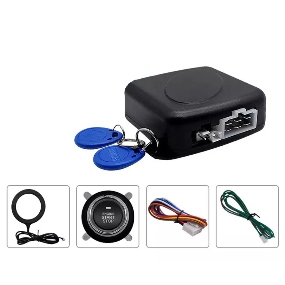 ATURE - Botón Encendido Arranque Antirrobo Start Stop Autos Vehículo