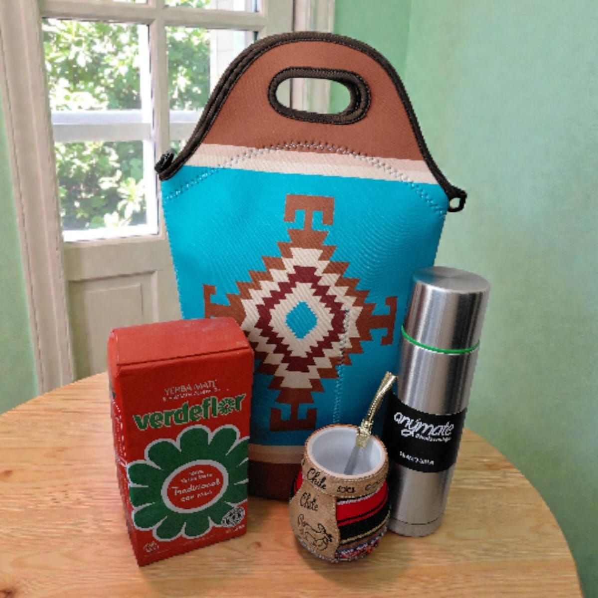GENERICO - Set Mate + Yerba + Bombilla + Termo  Y Bolso Matero