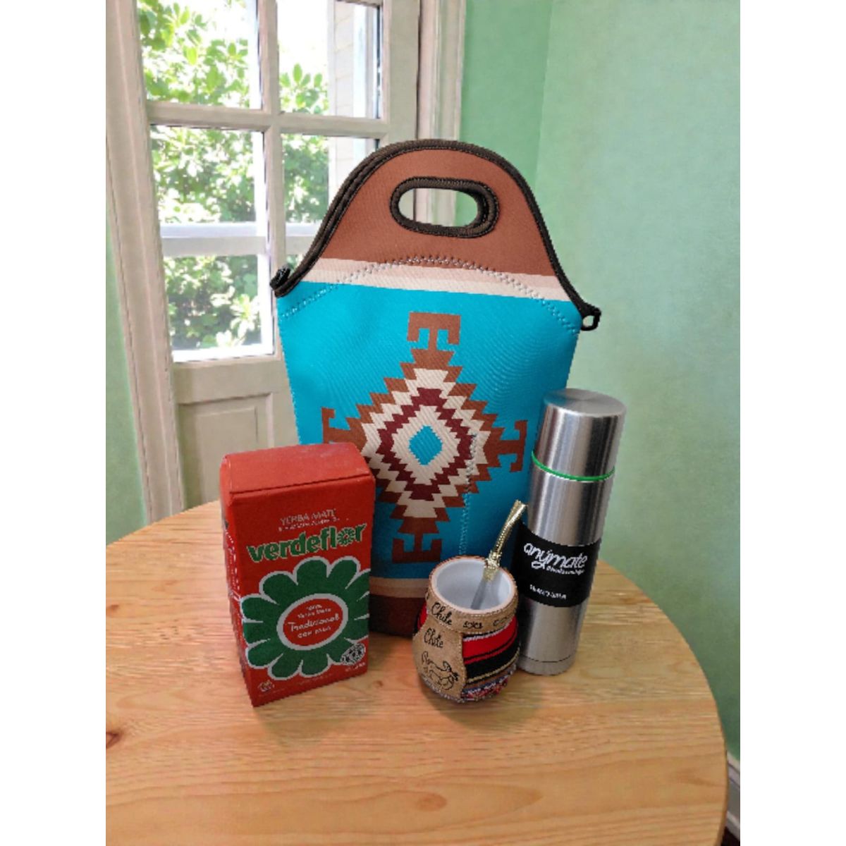 GENERICO - Set Mate + Yerba + Bombilla + Termo  Y Bolso Matero