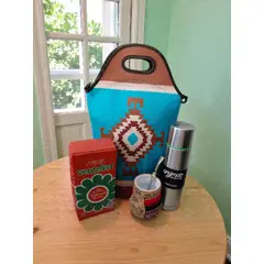 GENERICO - Set Mate + Yerba + Bombilla + Termo Y Bolso Matero