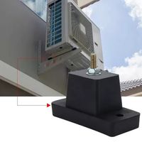 Pack 4 Soportes De Goma Para Aire Acondicionado Exterior