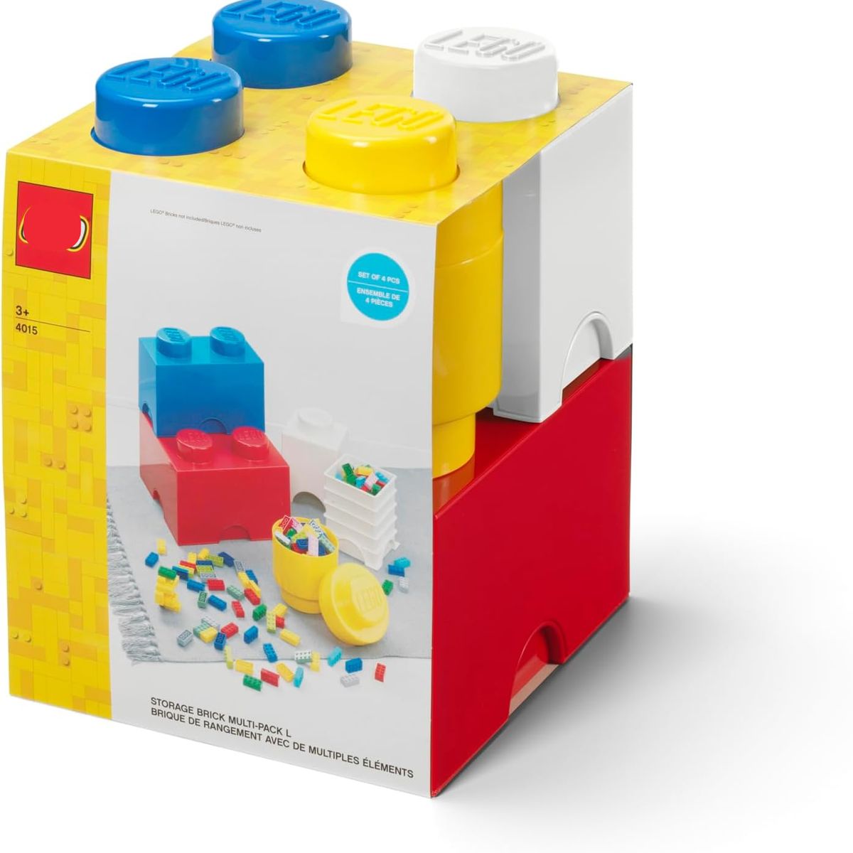 GENERICO - SET Multipack de 4 contenedores Leg0 Cartón con detalle