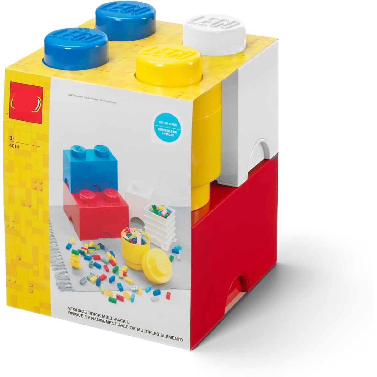 GENERICO - SET Multipack de 4 contenedores Leg0 Cartón con detalle