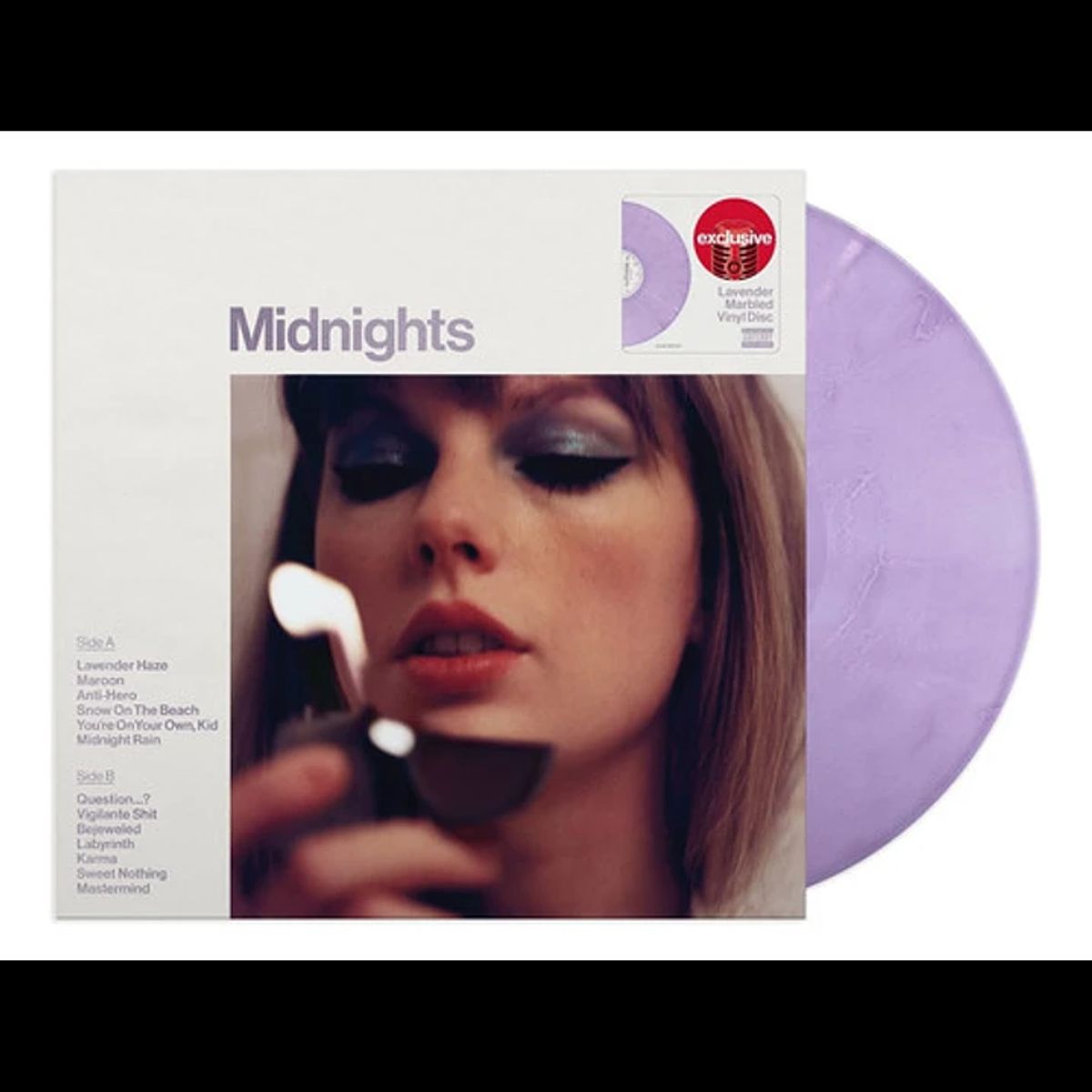 GENERICO - Taylor Swift - Midnights - Vinilo LP Lavender Target Edition con detalle