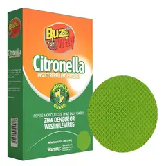 GENERICO - Parche Repelente Mosquitos Insecto Aceite Citronela