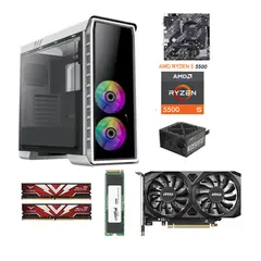 AMD CORP - COMPUTADOR GAMER RYZEN 5 5500/512 SSD/16GB RAM/RTX3050 6GB/450W GIGABYTE