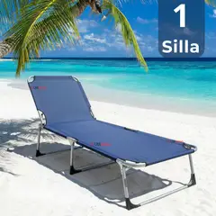 LINE - Silla Plegable de Playa Camping Picnic Colores Surtidos