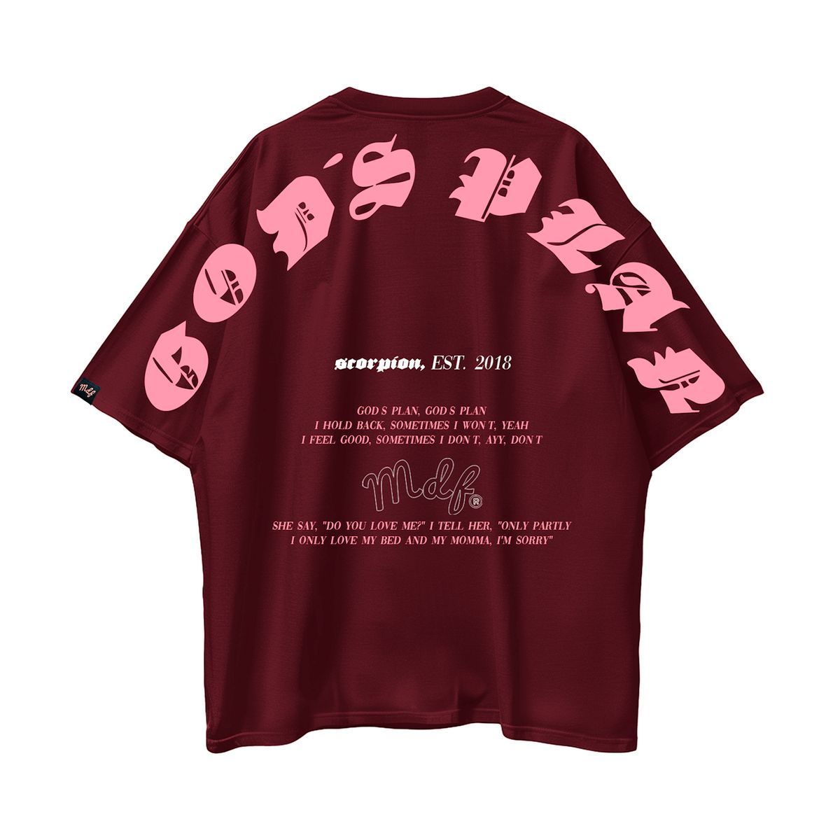 MDF - MDF® Polera GOD´S LYRICS