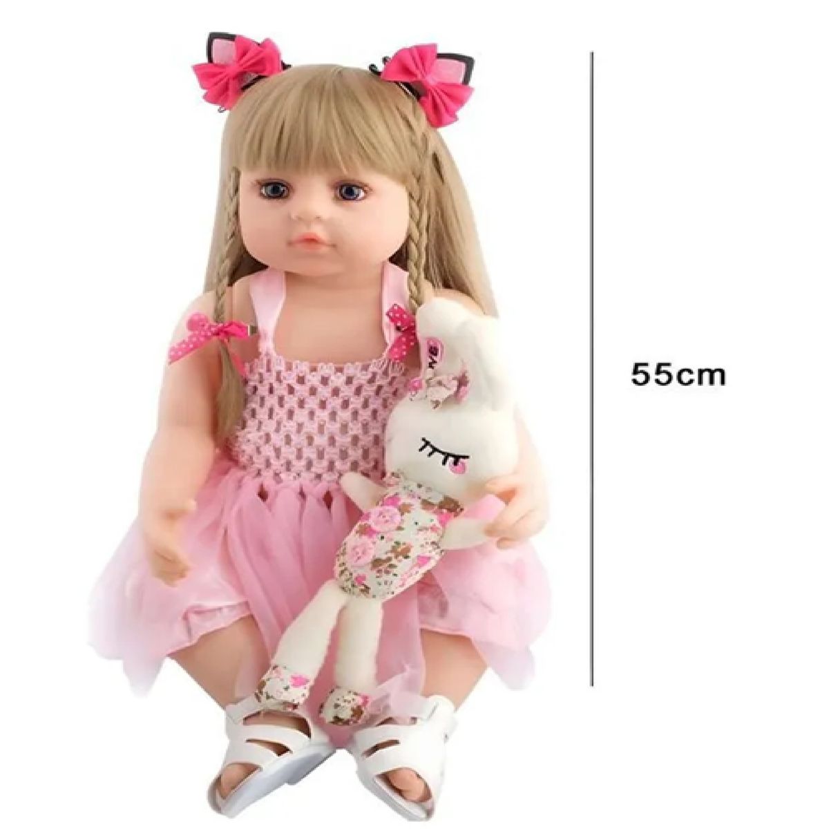 GENERICO - Muñeca Bebe Reborn Rubia