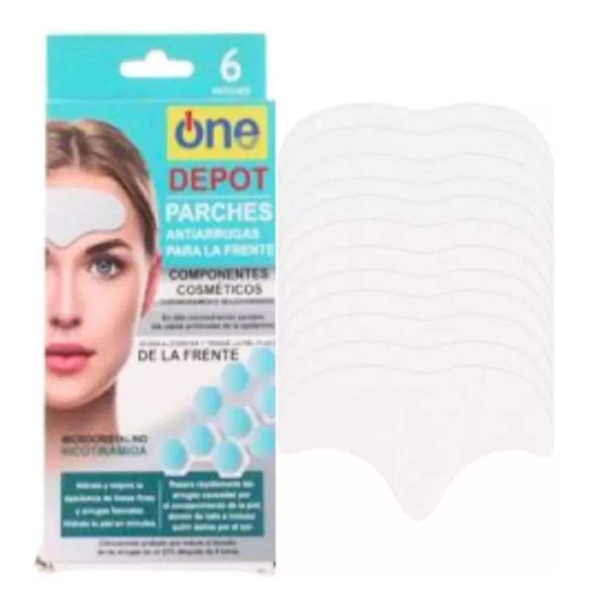 GENERICO - Parches Antiarrugas Para La Frente Microcristalino