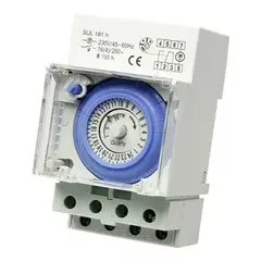 ATURE - Timer Analógico Mecánico Para 24 Horas Con Batería.