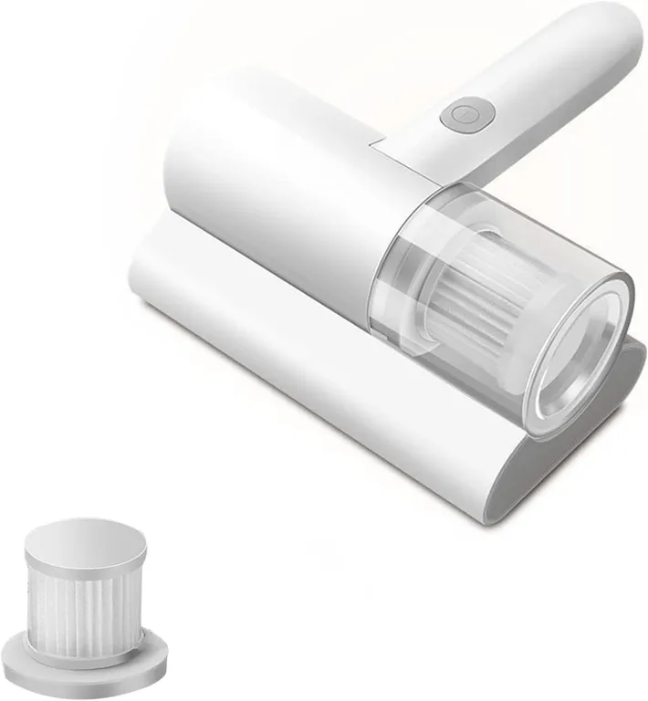 BLUEDREAMER Aspirador de mano UV apto para colchones eficaz también contra ácaros y polvo en sofás cama