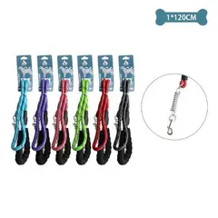 GENERICO - Correa redonda reflectante con resorte 10cm12m Color Verde