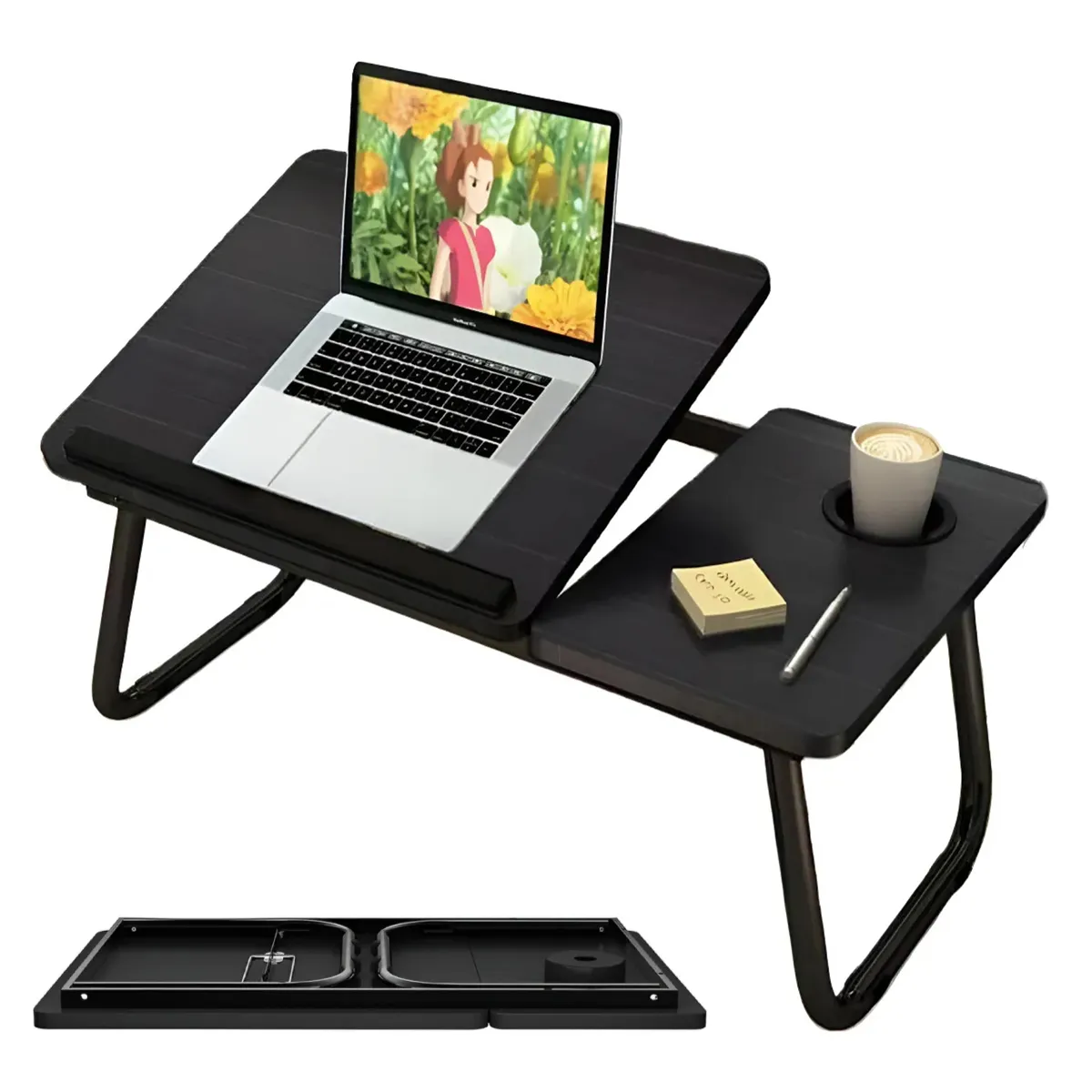GENERICO - Mesa Ajustable y Plegable para Laptop Con Patas Plegables En La Cama