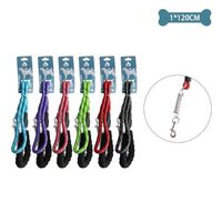 Correa redonda reflectante con resorte 10cm12m Color Rojo