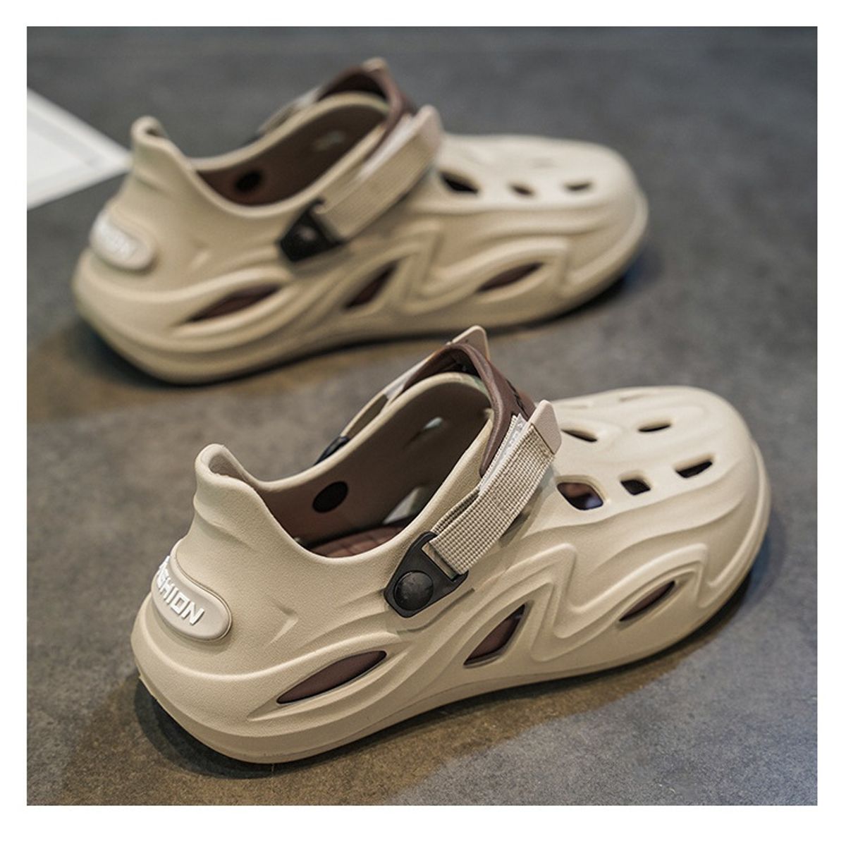 TIOZONEY - Sandalias abiertas para hombre