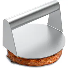 KUANGYE - Prensa para Hamburguesas de Acero Inoxidable Redonda Aplastada de 15cm