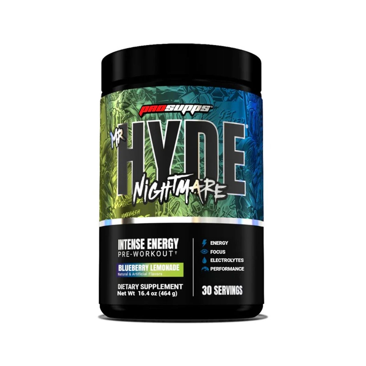 PROSUPPS - PRE ENTRENO HYDE NIGHTMARE 30 SV BLUEBERRY LEMONADE - PROSUPPS