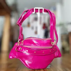 GENERICO - Banano de cuero elena fausta y guapa fucsia