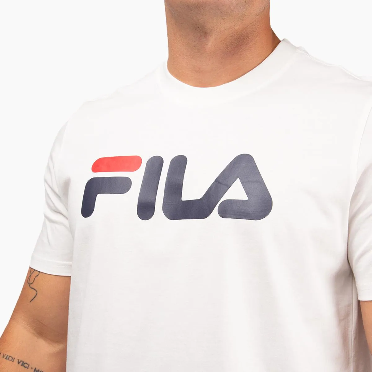 FILA - Polera Fila Letter Premium III Hombre Blanco