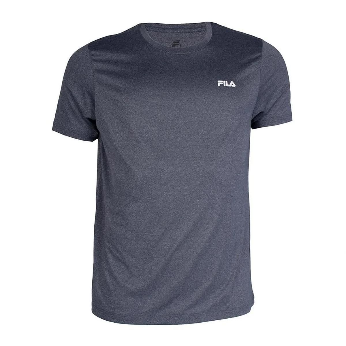 FILA - Polera Fila Sport Melange Lux Hombre Azul