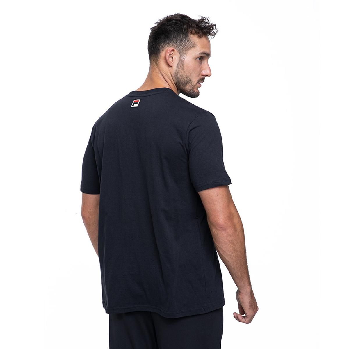 FILA - Polera Fila Stack New Hombre Negro