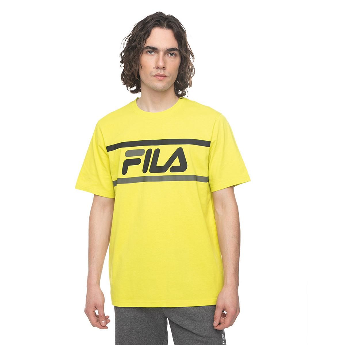 FILA - Polera Fila Letter Colors Hombre Verde