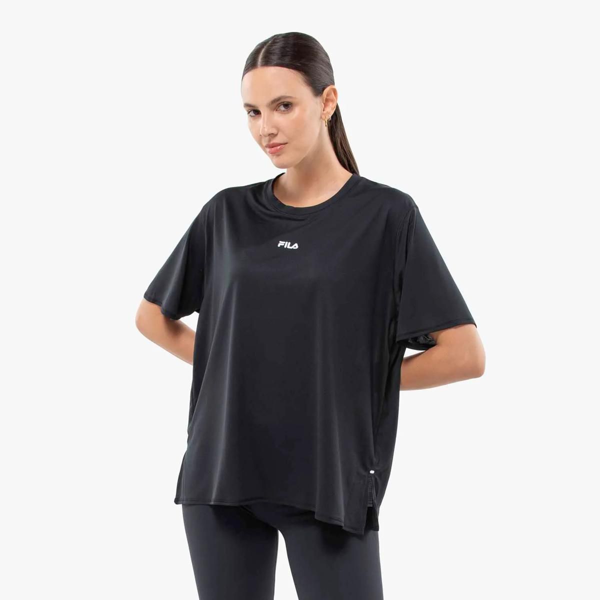 FILA - Polera Fila Future Sports Mujer Negro