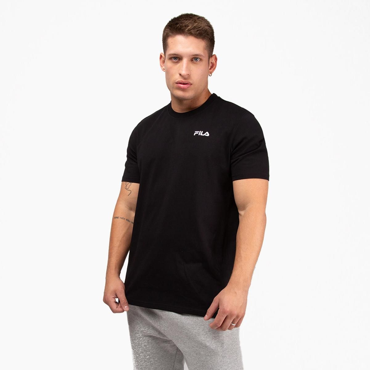 FILA - Polera Fila Classic Hombre Negro