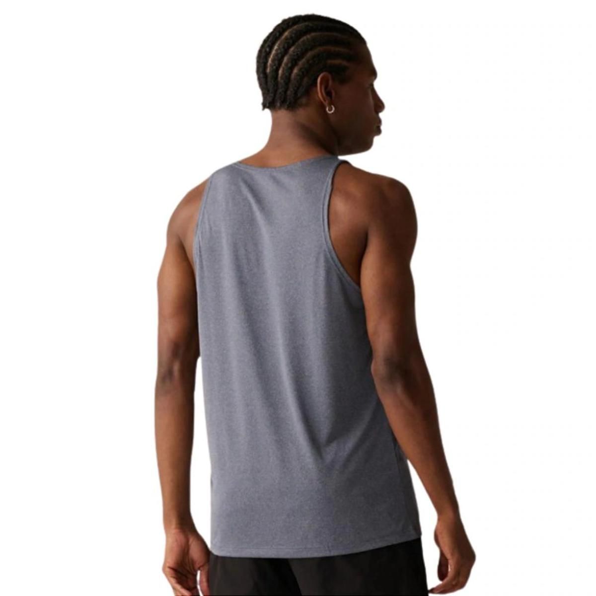 FILA - Polera Fila Sport Melange Lux S/M Hombre Azul