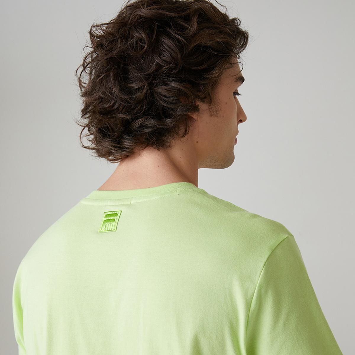 FILA - Polera Fila Stack New Hombre Verde