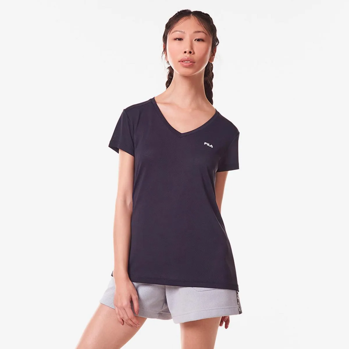 FILA - Polera Fila Dots II Mujer Negro