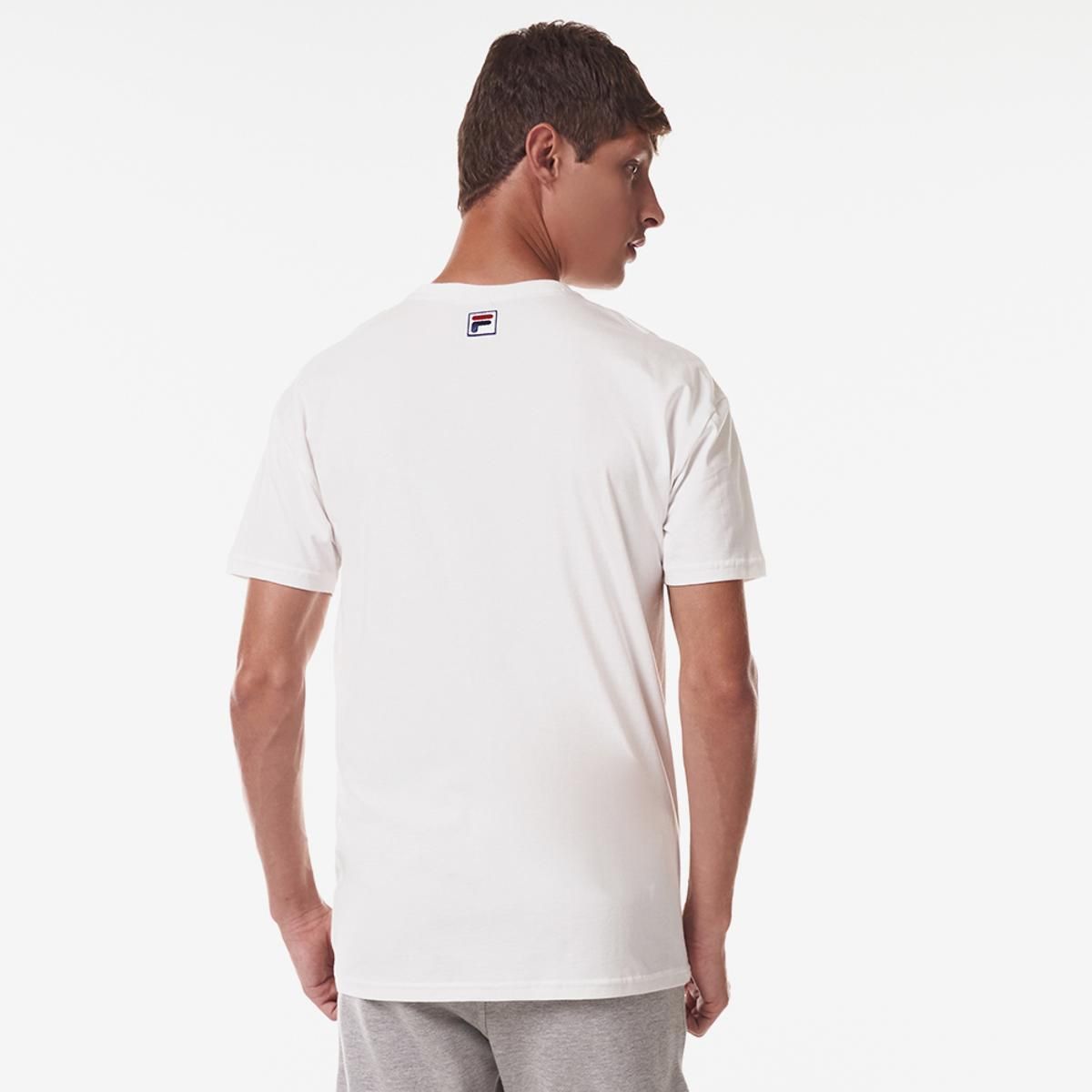 FILA - Polera Fila Stack New Hombre Blanco