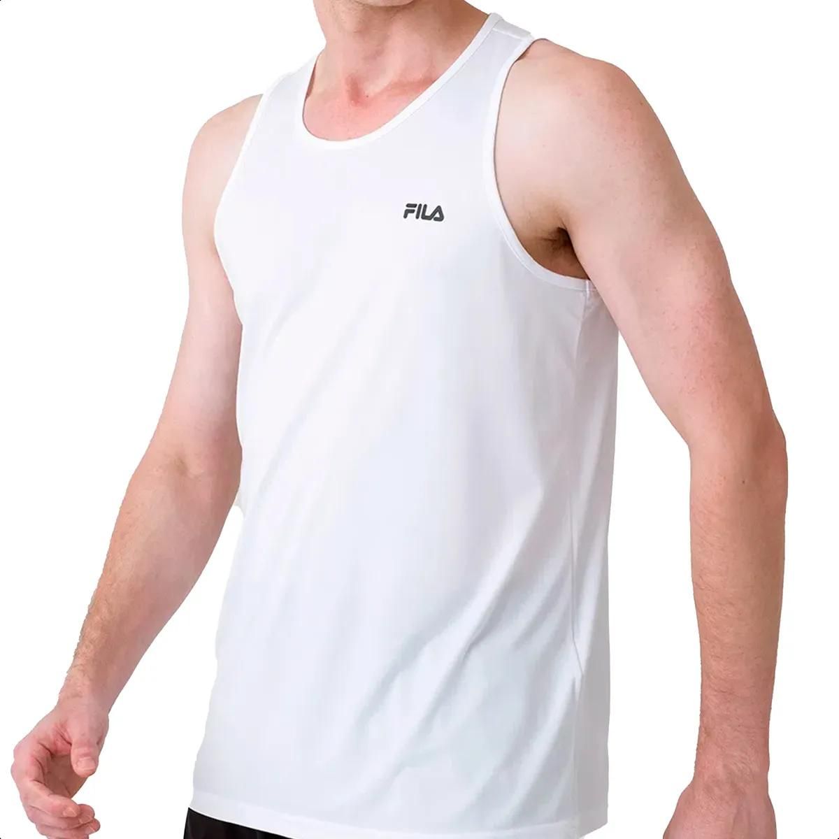 FILA - Polera Fila Basic Sports II Hombre Blanco