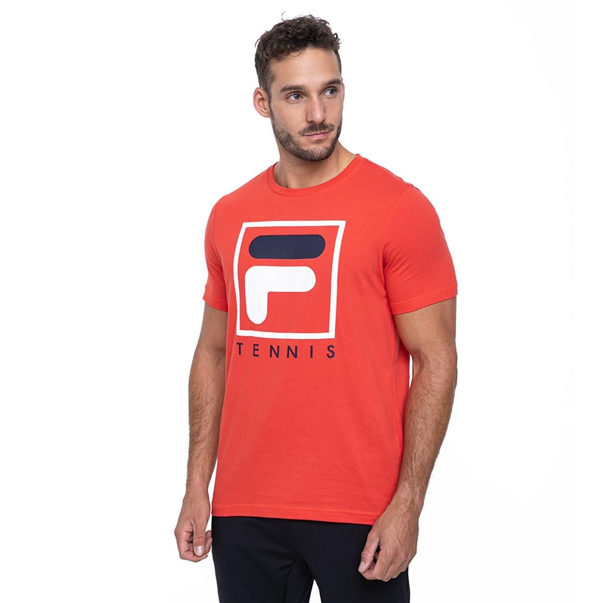 FILA - Polera Fila Soft Urban Hombre Rojo